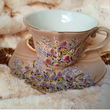 Polne dzwonki ręcznie malowany komplet