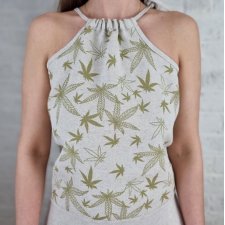 Dwustronny top konopno-bawelniany. Polskie konopie.