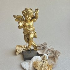Golden Cherub Angel Baroque style ❀ڿڰۣ❀ Figura stojąca