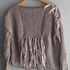 Kolczuga knitwear len handmade