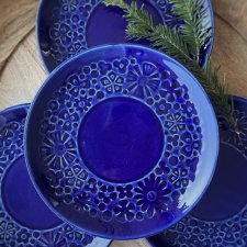 Talerzyki śniadaniowe 6 szt. seria Flora GDR