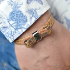 BRANSOLETKA Z KORKA "MADERRO"