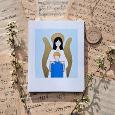 Anioł stróż dla chłopca Komunia Święta blond no 1