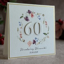 Personalizowana kartka na 60 urodziny, BH 70