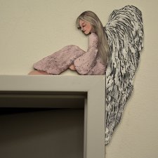 Opiekun Anioł... Ręcznie malowane