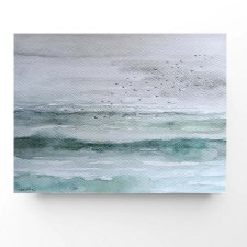 Morze -praca formatu 18/24 cm