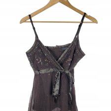 VERO MODA zdobny top  damski koraliki cekiny 38 M