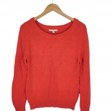 ESPRIT malinowy sweter damski luźny 34 XS