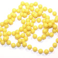 SŁONECZNE kuleczki retro DŁUGIE KORALE VINTAGE