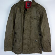 LUKE powlekana bawełniana kurtka parka / XL