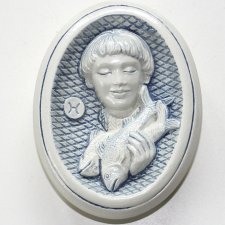 Ceramika Jie GANTOFTA ryby unikat