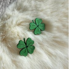 Kolczyki koniczynki dla dziewczynki lub nastolatki – idealne na prezent