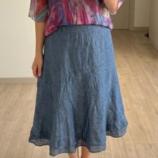 Gerry Weber spódnica len plus size (Vw)