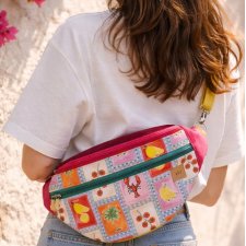 Kolorowa duża nerka XL Amalfi