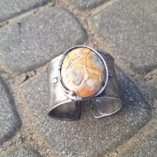 Szalony agat - bransoletka regulowana