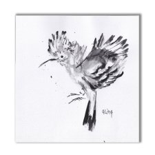 Dudek. Grafika ręcznie malowana