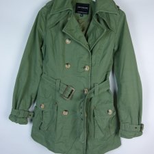 Reporter Silver damski wiosenny płaszcz z paskiem / XS