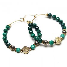 Alloys Collection Wianki (Malachit) vol. 2 - kolczyki