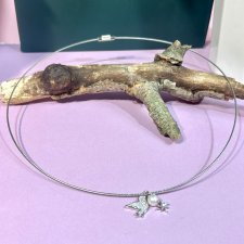 ❦❦ kolia ze srebrnymi ozdobami ❦❦