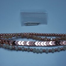 Bransoletka do zegarka z koralików   *56