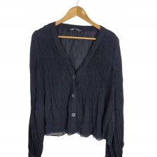 ZARA plisowana luźna bluzka mgiełka 40 L