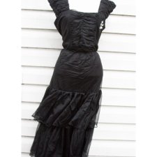 CZARNA SUKIENKA VINTAGE XL