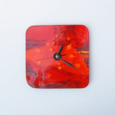 Kwadratowy zegar ceramiczny