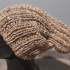 beanie letnia czapka z lnem