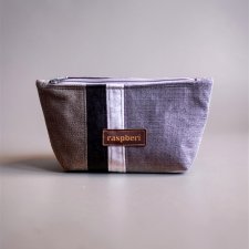 Szara kosmetyczka patchwork MIDI