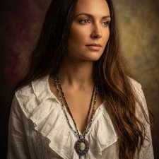 Naszyjnik Modułowy 2w1 - Vintage Kamea & Kryształy