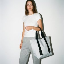 Torba shopper Lortido z cordury – jasny szary, lekka i pojemna