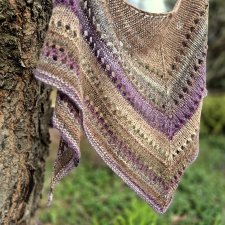 Późne wrzosowisko / chustka z Noro