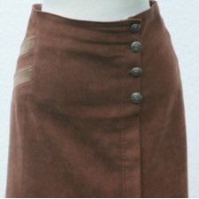 WŁOSKA SPÓDNICA  ALA ZAMSZ