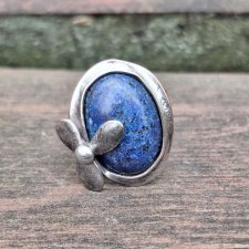 Lapis lazuli - pierścionek regulowany