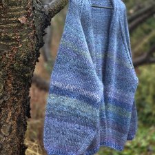 Forget-me-not / balloon sweater