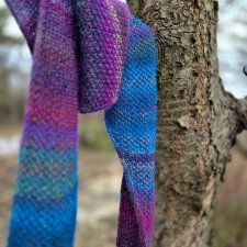 Energetyczna fuksja / szal z jedwabiem