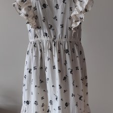 Długa sukienka w kwiatki w stylu vintage 42