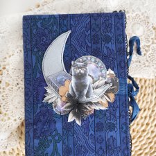 Magiczny Junk Journal A5 - Ręcznie robiony notes magiczny