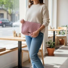 Kosmetyczka podróżna różowy baranek