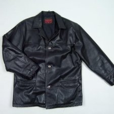 Burton skórzana kurtka gruba skóra leather / L