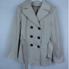 F&F płaszczyk trencz ecru 10 / 36