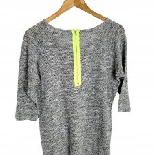 VERO MODA dzianinowa melanż neon zip 38 M