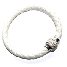 PLECIONA  bransoletka dżety magnes