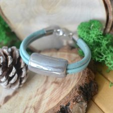 BRANSOLETKA Z KORKA I CERAMIKI TUNEO V