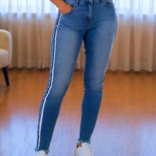 Fransa spodnie z lampasem