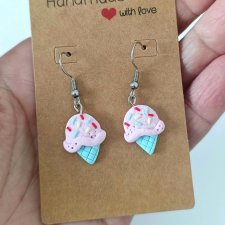 Pastelowe Kolczyki Lody