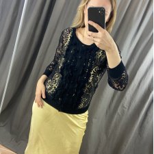 intimissimi koronkowy sweterek zapinany