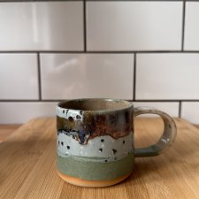 Kubek ceramiczny ręcznie robiony 220 ml | unikat | szkliwiony | handmade
