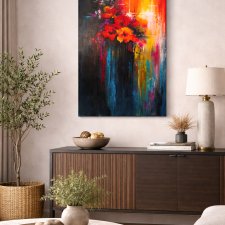 Kwitnięcie w mroku 78x58 cm