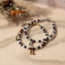 Bransoletka zodiakalna z kamieni dla Koziorożca • Koziorożec • Capricorn • zodiak